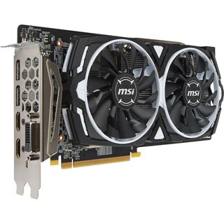 8GB MSI Radeon RX 580 Armor 8G OC Aktiv PCIe 3.0 x16, Bulk-Artikel