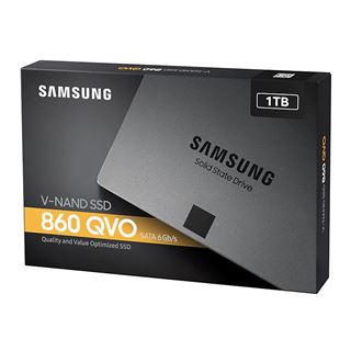 1TB Samsung 860 QVO 2.5" (6.4cm) SATA 6Gb/s 3D-NAND QLC