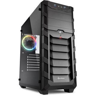 Sharkoon Skiller SGC1 RGB mit Sichtfenster Midi Tower ohne Netzteil