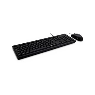 Inter-Tech KB-118 Tastatur + Maus-Set, QWERTZ, schwarz