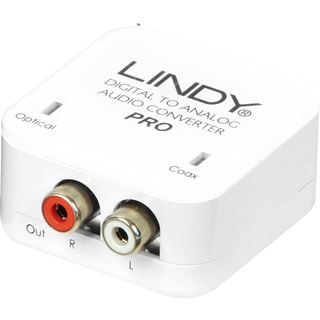 Lindy Audio Adapter SPDIF Digital Analog Konverter Pro