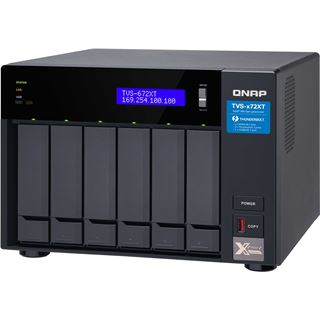 QNAP TVS-672XT-i3-8G, 8GB RAM, 1x 10GBase-T, 2x Gb LAN