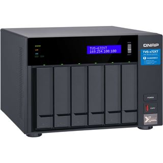 QNAP TVS-672XT-i3-8G, 8GB RAM, 1x 10GBase-T, 2x Gb LAN