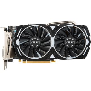 8GB MSI Radeon RX 570 ARMOR 8G OC Aktiv PCIe 3.0 x16, Bulk-Artikel