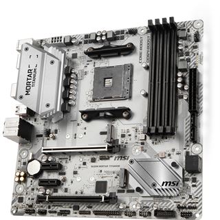 MSI B450M MORTAR TITANIUM AMD B450 So.AM4 Dual Channel DDR4 mATX,