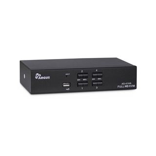 Inter-Tech KVM Switch KVM AS-41HA Metall