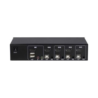 Inter-Tech KVM Switch KVM AS-41HA Metall