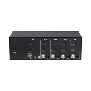 Inter-Tech KVM Switch KVM AS-42HA Metall