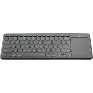 Trust Mida Wireless Bluetooth Tastatur mit XL Touchpad DE