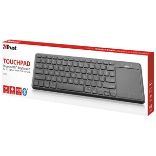Trust Mida Wireless Bluetooth Tastatur mit XL Touchpad DE