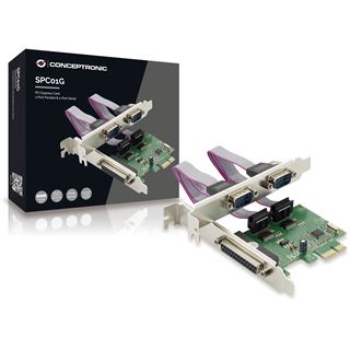 Conceptronic Schnittstelle PCIe 2x Seriell 1x Parallel
