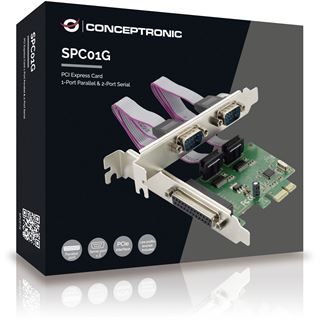 Conceptronic Schnittstelle PCIe 2x Seriell 1x Parallel