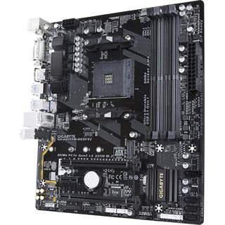 Gigabyte GA-AB350M-DS3H V2 AMD B350 So.AM4 Dual Channel DDR4 mATX