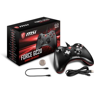 MSI Gamepad Force GC20 Gaming Controller schwarz (PC)