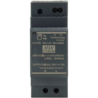 LevelOne industr. Netzteil 24VDC 30W DIN-Schiene