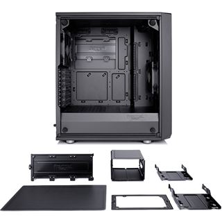 Fractal Design Meshify C Dark Tint mit Sichtfenster Midi Tower ohne
