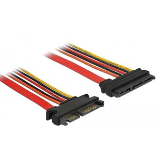 0.10m Delock SATA 6Gb/s Verlängerungskabel SATA Stecker 22pol