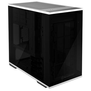 Silverstone SST-LD01B Lucid Micro ATX Tower, TG - weiß/schwarz