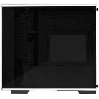 Silverstone SST-LD01B Lucid Micro ATX Tower, TG - weiß/schwarz