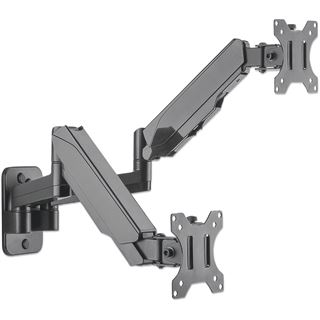 Manhattan Wandhalterung mit Gasdruckfeder und Kugelgelenk fuer 2x