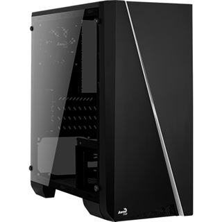 AeroCool Cylon Mini mit Sichtfenster Micro-ATX ohne Netzteil schwarz