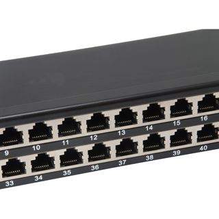 Equip Patchpanel 48x RJ45 Cat6 19" 1HE schwarz