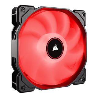 Corsair LED Lüfter AF140-LED Low Noise 140 x 140mm rot