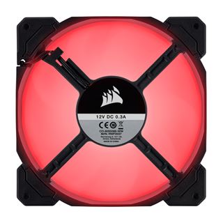 Corsair LED Lüfter AF140-LED Low Noise 140 x 140mm rot