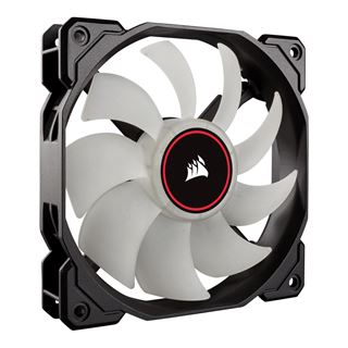 Corsair LED Lüfter AF140-LED Low Noise 140 x 140mm rot