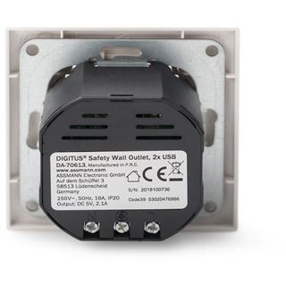 Digitus Steckdose mit 2 USB-Ports