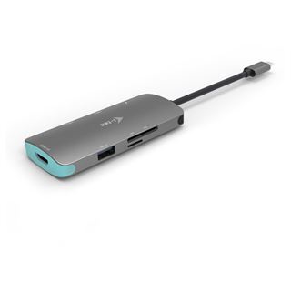 I-TEC USB-C Metal Nano Docking Station 1xHDMI 4K 1xSD Kartenleser