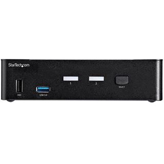 STARTECH.COM 2 Port DisplayPort KVM Switch mit USB 3.0 - 4K 60Hz -