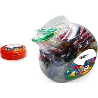 32GB Emtec USB-Stick EMTEC C410 USB 2.0 Candy Jar 80er-Pack