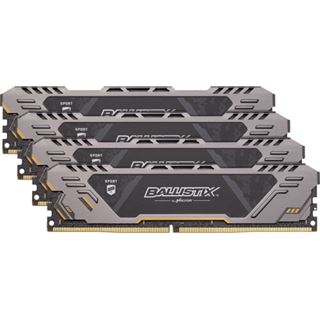 64GB Crucial Ballistix Sport AT V2 grau DDR4-2133 DIMM CL17 Quad Kit