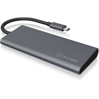 ICY BOX IB-DK4022-CPD USB Type-C Notebook DockingStation Aluminium