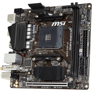 MSI B350I PRO AC AMD B350 So.AM4 Dual Channel DDR4 Mini-ITX Bulk