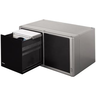 Hama CD-/DVD-/Blu-Ray-Box Magic Touch 120 silber Box f&uuml;r