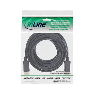 (€2,38*/1m) 5.00m InLine Displayport 1.4 Anschlusskabel