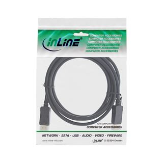 (€4,45*/1m) 2.00m InLine Displayport 1.4 Anschlusskabel
