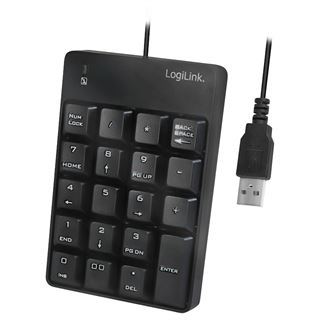 LogiLink ID0184 USB schwarz (kabelgebunden)