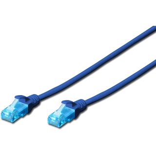 (&euro;7,80*/1m) 0.50m Digitus Cat. 5e Patchkabel U/UTP RJ45 Stecker