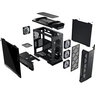 Asus TUF Gaming GT501 Midi Tower ohne Netzteil schwarz