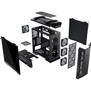Asus TUF Gaming GT501 Midi Tower ohne Netzteil schwarz