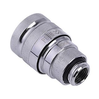 Alphacool Eiszapfen Schnellverschluss Kupplung G1/4 AG - chrom