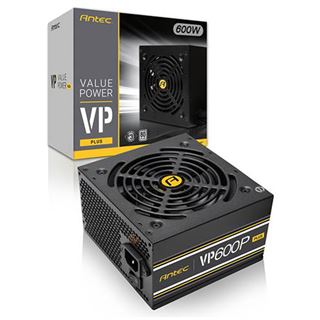 600 Watt Antec VP600P Plus Non-Modular 80+