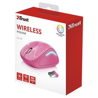 Trust Yvi FX Wireless Mouse pink