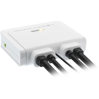 InLine KVM Switch 2-fach, Displayport 1.2, 4K, USB, mit Audio,