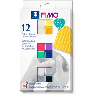 FIMO EFFECT Modelliermasse-Set, 12er Set