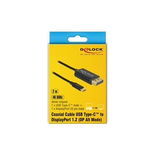 2.00m Delock Kabel USB Type-CÖ Stecker > Displayport Stecker