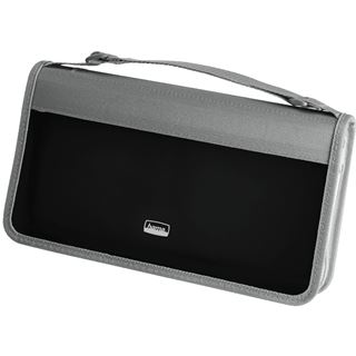 Hama CD-/DVD-/Blu-Ray-Wallet 96 graphit/silber Tasche für